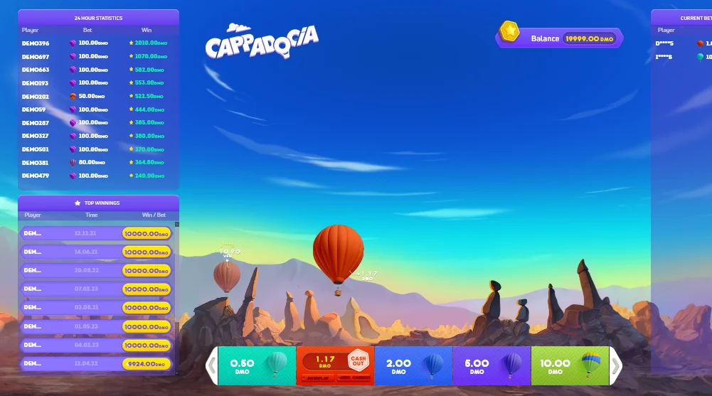 Cappadocia crash game